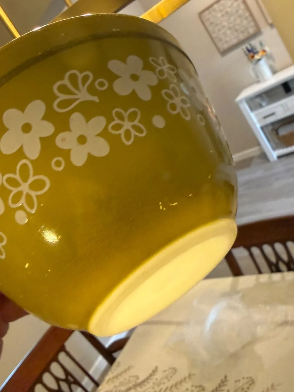 Spring Blosson (Crazy Daisy) Vintage Pyrex Mixing Bowls 404-401